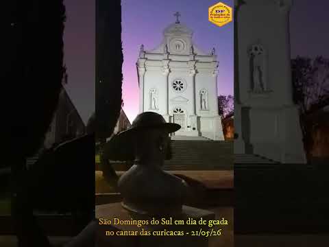 Geada em São Domingos do Sul no cantar das  curicacas - 21-05-26