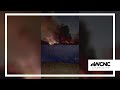 Flames Soak Seen Near Carmel Country Club