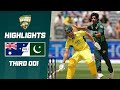 Australia V Pakistan Third ODI ODI Series 2024 25