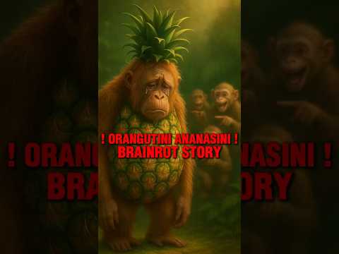 Orangutini Ananasini’s Pineapple Punishment! 🍍 #brainrot #brainrotanimals #shorts #viral #funny