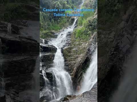 Hermosa cascada Casabianca Tolima Colombia