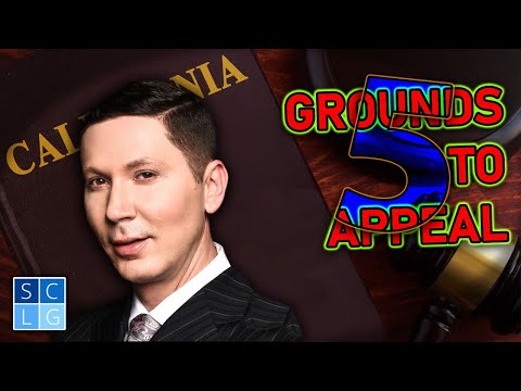 刑事案件 "上訴 "的5個常見理由 (5 common grounds to "appeal" a criminal case)