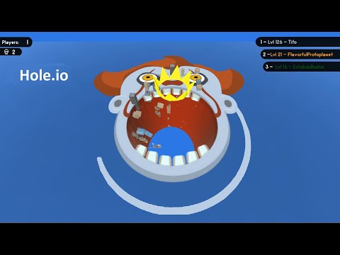 Hole.io Map Control: 100.00% - Big Hole WORLD RECORD [Joker]