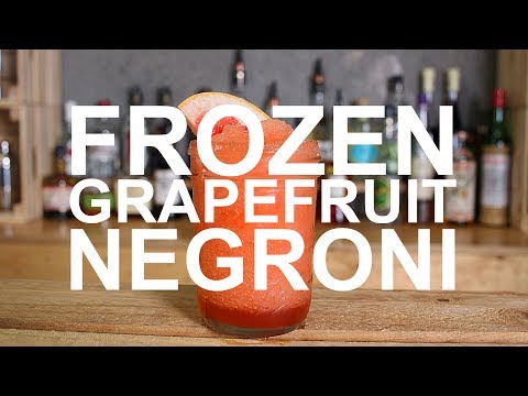 Frozen Grapefruit Negroni – Steve the Bartender