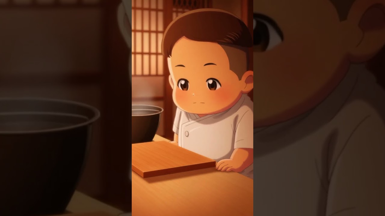 小さな料理人たちが作る鮭定食 #アニメ　#料理