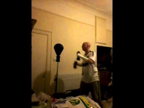 MARCUS ALI SHADOW BOXING WEIGHTS 29 JULY 2013 2.30