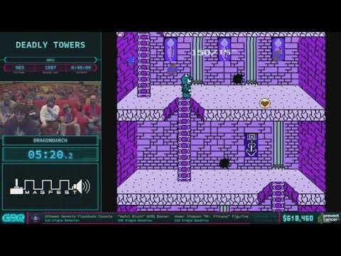 Deadly Towers by Dragondarch in 34:26 - AGDQ 2018 - Part 99