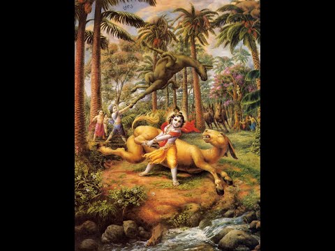The Killing of Dhenukasura ,Srimad Bhagavatam 10.15.26 - HG Gokuleshwar Das