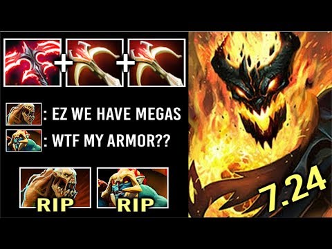 DESOLATOR LEVEL 2 SF vs Hard Carry 2 Hit K.O Dota 1 Phys Build -30 Armor Crazy Comeback 7.24 Dota 2