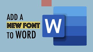 Add New Fonts to Microsoft Word