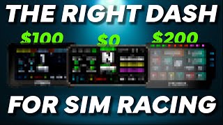 Best Sim Racing Dash Options EXPLAINED - Free, budget and premium