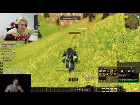 xQc Laughs at Tyler1 Raging playing World of Warcraft for the First Time