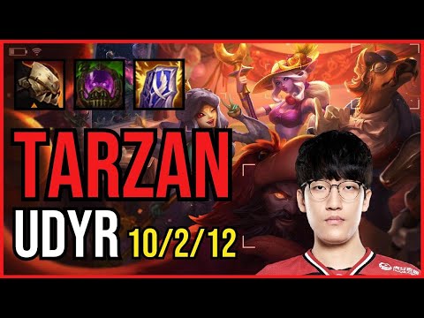 TARZAN - UDYR vs KINDRED Jungle - KR Master - Patch 11.4 QUADRAKILL