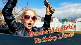 Brooks Meredith&#39;s Birthday Limo