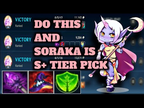 SORAKA IS S+ TIER WITH THIS BUILD | WILD RIFT