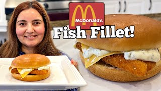 McDonalds Fish Fillet *HOMEMADE* #burger #mcdonaldsfishfillet #mommazaid
