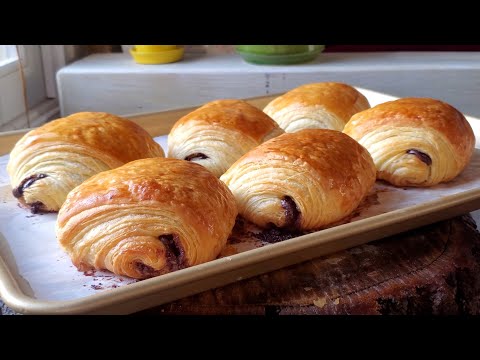 How to make pain au chocolat at home (chocolatine)