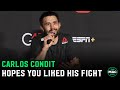 Carlos Condit On Matt Brown Fight I Hope It Was Exciting