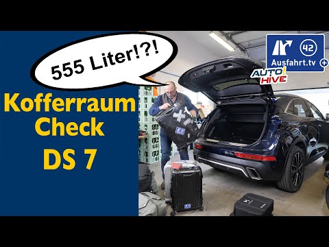 Kofferraum-Check: DS7 - was passt in den Kofferraum? Fahrrad? Leiter? Koffer? Taschen?