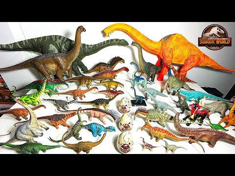 Brachiosaurus vs LONG NECKS DINOSAURS Toys! Jurassic World Camp Cretaceous Sauropods Collection!