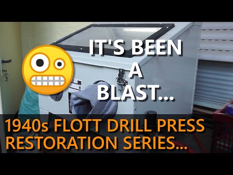 Restoring a 1940s german made FLOTT drill press Part #4 - It's been a BLAST...