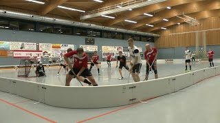 preview picture of video 'Testspiel Frankfurt Falcons vs  SV Floorball Butzbach 04'