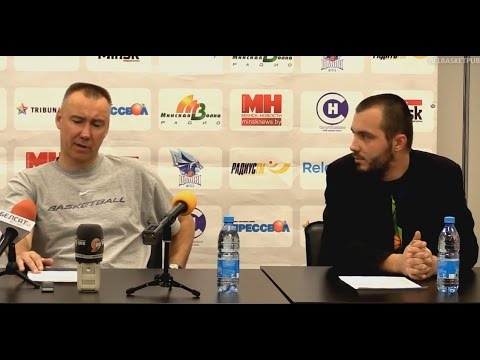 2016-11-16: Цмоки-Минск vs. Pardubice - Послематчевая Пресс-Конференция