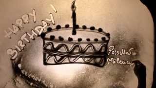 Happy Birthday! - sand art by Rossella Milencio