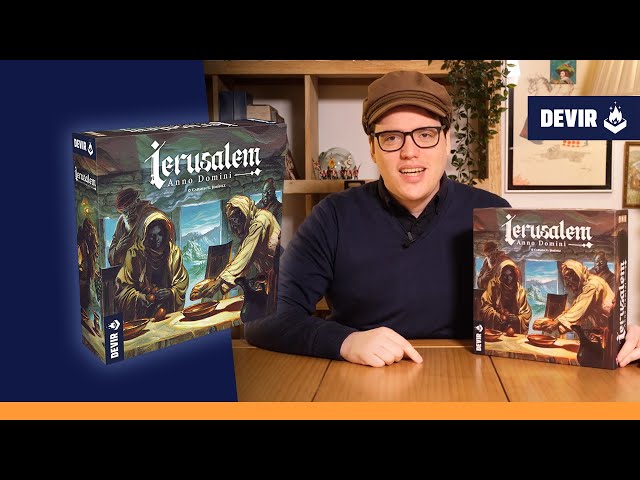 Vídeo relacionado con Devir - Ierusalem Anno Domini, Juego de Mesa basado en el Libro más leido de Todos los Tiempos, Juego de Mesa apartir de 12 años (BGIERUML)