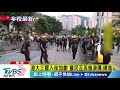 港大三罷入夜加劇　警民互丟催淚彈、磚塊