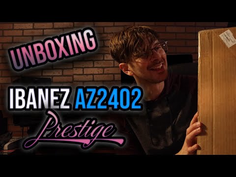 Unboxing My First Prestige! Ibanez AZ2402 Electric Guitar!