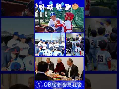 【野球教室・OB総会＆懇親会】
