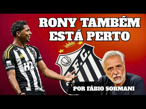 SANTOS SE ACERTA COM RONY E BUSCA ACORDO COM O GALO PRA TRAZER O JOGADOR