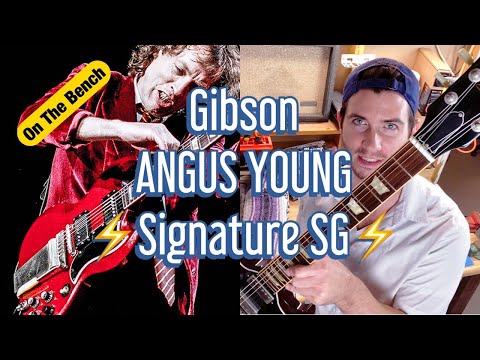 Gibson ANGUS YOUNG AC/DC Signature SG 2006 RARE First Run! GUITAR DEMO & Disassemble // ON THE BENCH