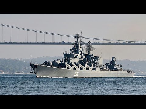 Will Russia's terror flagship "Moskva" sink after being fired upon by Ukraine?