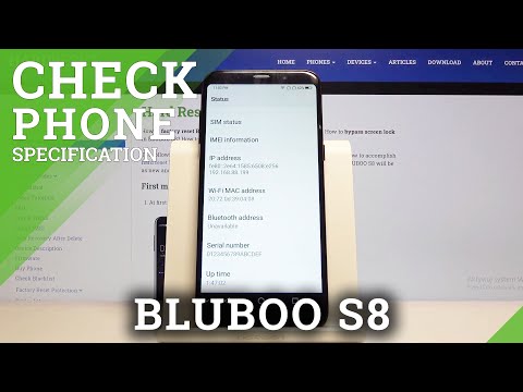 How to Check Phone Specifications of Bluboo S8 – Model Information