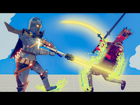 WARRIOR NEON SWORD vs EVERY UNIT | TABS - Totally Accurate Battle Simulator
