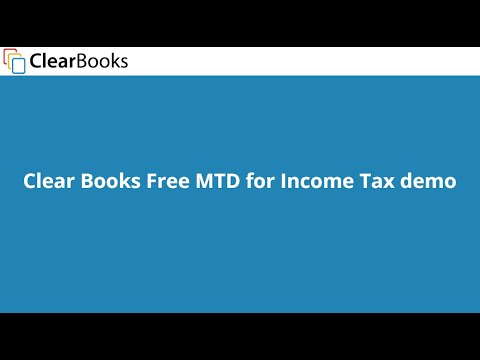 Clear Books Free - MTD for Income Tax overview