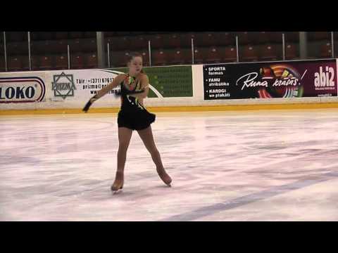 USTINOVA Alina, LAT, Advanced Novice Girls SP