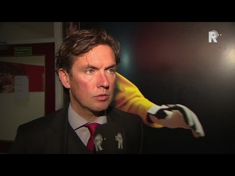 Trainer Alex Pastoor na de 1-1 bij Helmond Sport