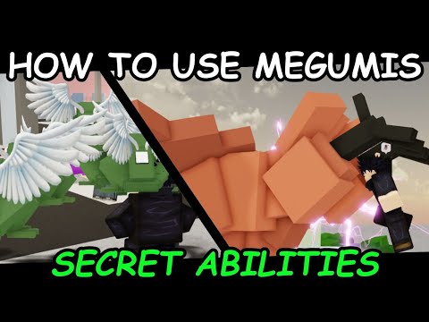 How To Use Megumis NEW SECRET MOVES | Jujutsu Shenanigans