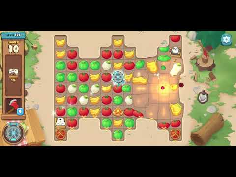 We Bare Bears Match3 Repairs Level 103 - No Boosters