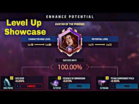 Jean 70 To 80 Level Cost Showcase And important information - Marvel Future Fight