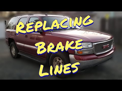 Yukon, Suburban, Tahoe, Escalade or GM Pickup Truck Brake Line Replacement. What a Pain!!