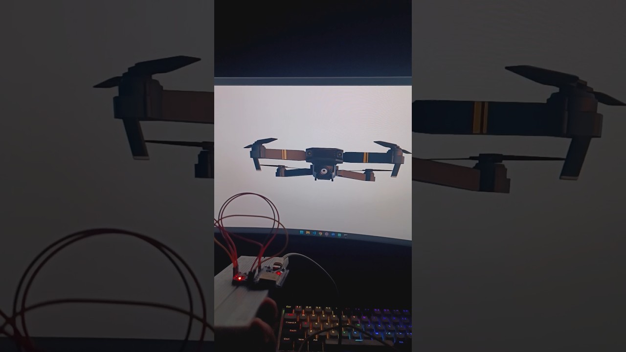 ESP32 and MPU6050 sensor controlling a 3D Model on NextJS website using ThreeJS, AWS IoT and MQTT.
