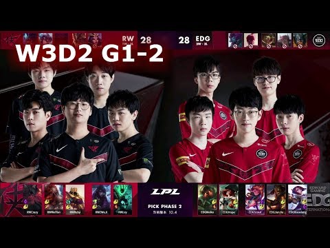 RW vs EDG - Game 2 | Week 3 Day 2 LPL Spring 2020 | Rogue Warriors vs Edward Gaming G2