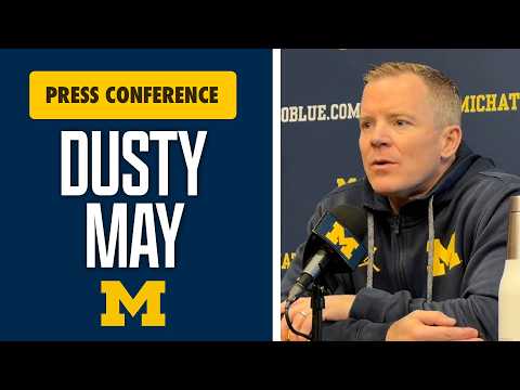 Dusty May Press Conference Previewing Michigan Basketball vs. Purdue And Duke I #goblue