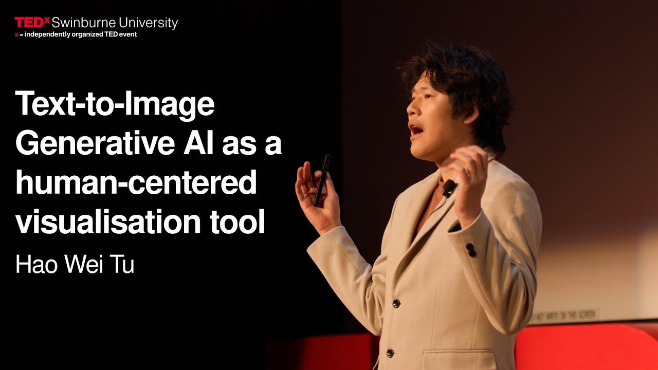 Generative AI as a human-centered visualisation tool | Hao Wei Tu | TEDxSwinburne University