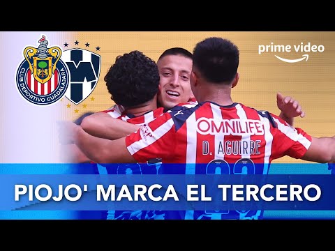 GOAL BY ROBERTO ALVARADO! | Chivas vs Monterrey | Matchday 17 | Apertura 2025