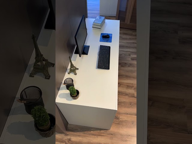 Mesa para Escritório Branco Me4109 - Tecno Mobili